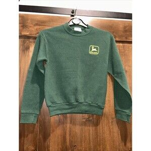 E514 John Deere Crew Neck Sweatshirt Vintage 1990s Kids Sz M (10-12)